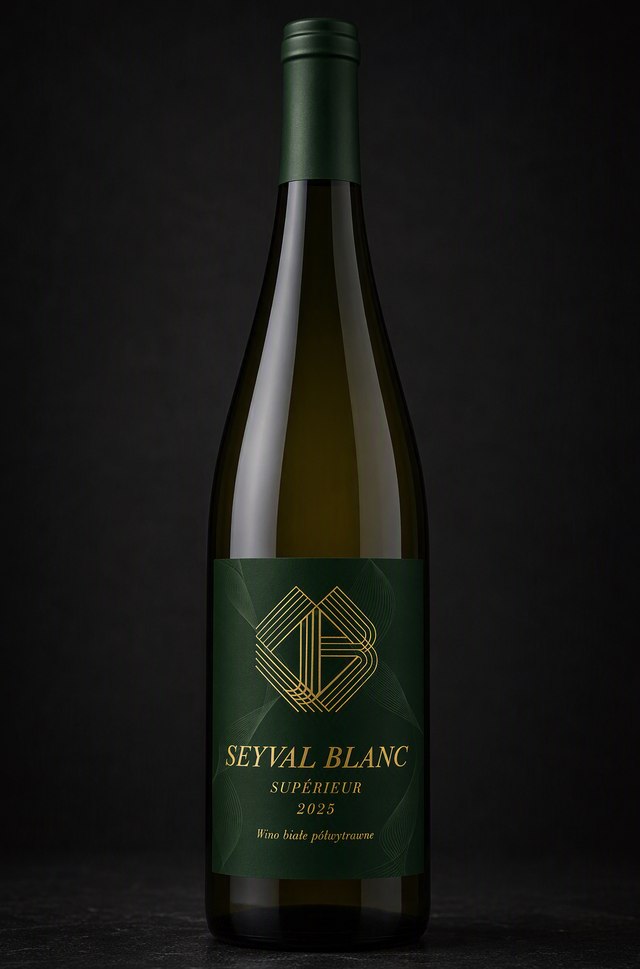 Butelka wina Seyval Blanc Supérieur 2025 — Winnica Ruda